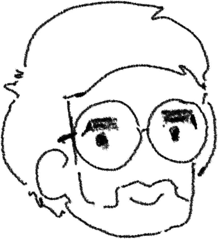 Hand-drawn portrait of Salman Fatahillah