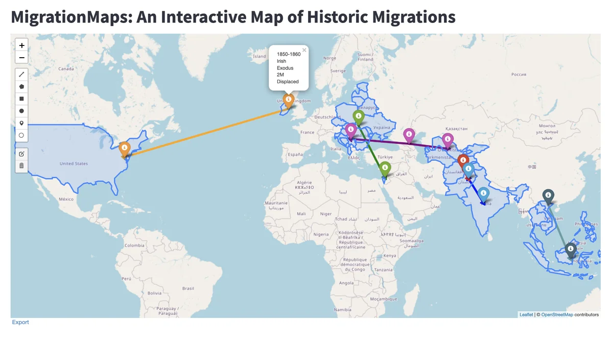 Interactive Migration Map